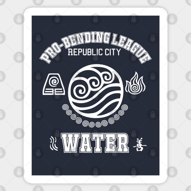 Professional Waterbender Sticker by Silentrebel